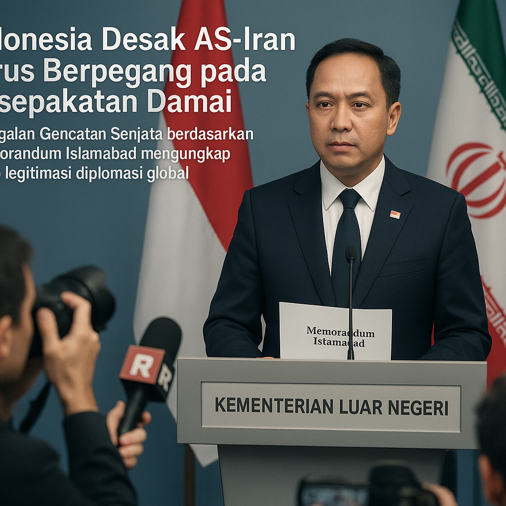 Indonesia Desak AS-Iran Terus Berpegang pada Kesepakatan Damai