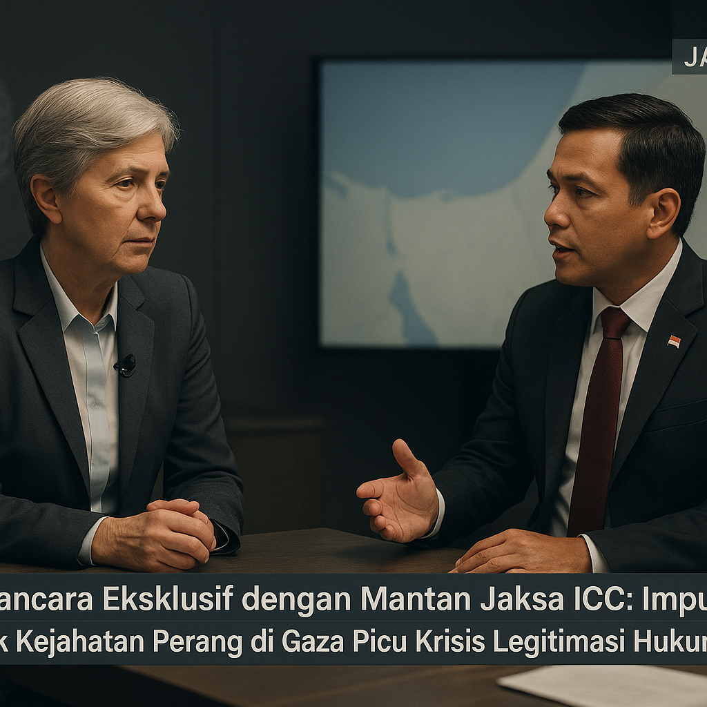 Wawancara Eksklusif dengan Mantan Jaksa ICC: Impunitas untuk Kejahatan Perang di Gaza Picu Krisis Legitimasi Hukum Global