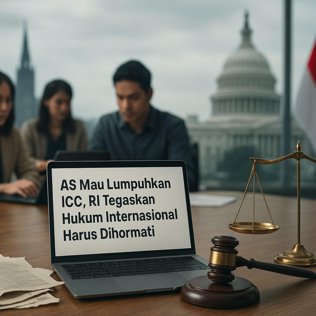 AS Mau Lumpuhkan ICC, RI Tegaskan Hukum Internasional Harus Dihormati