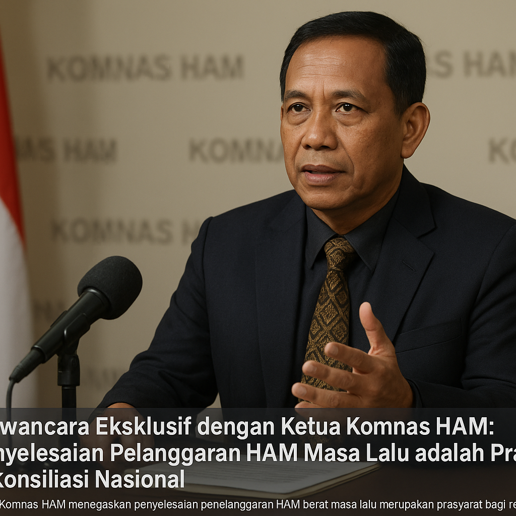 Wawancara Eksklusif dengan Ketua Komnas HAM: Penyelesaian Pelanggaran HAM Masa Lalu adalah Prasyarat Rekonsiliasi Nasional