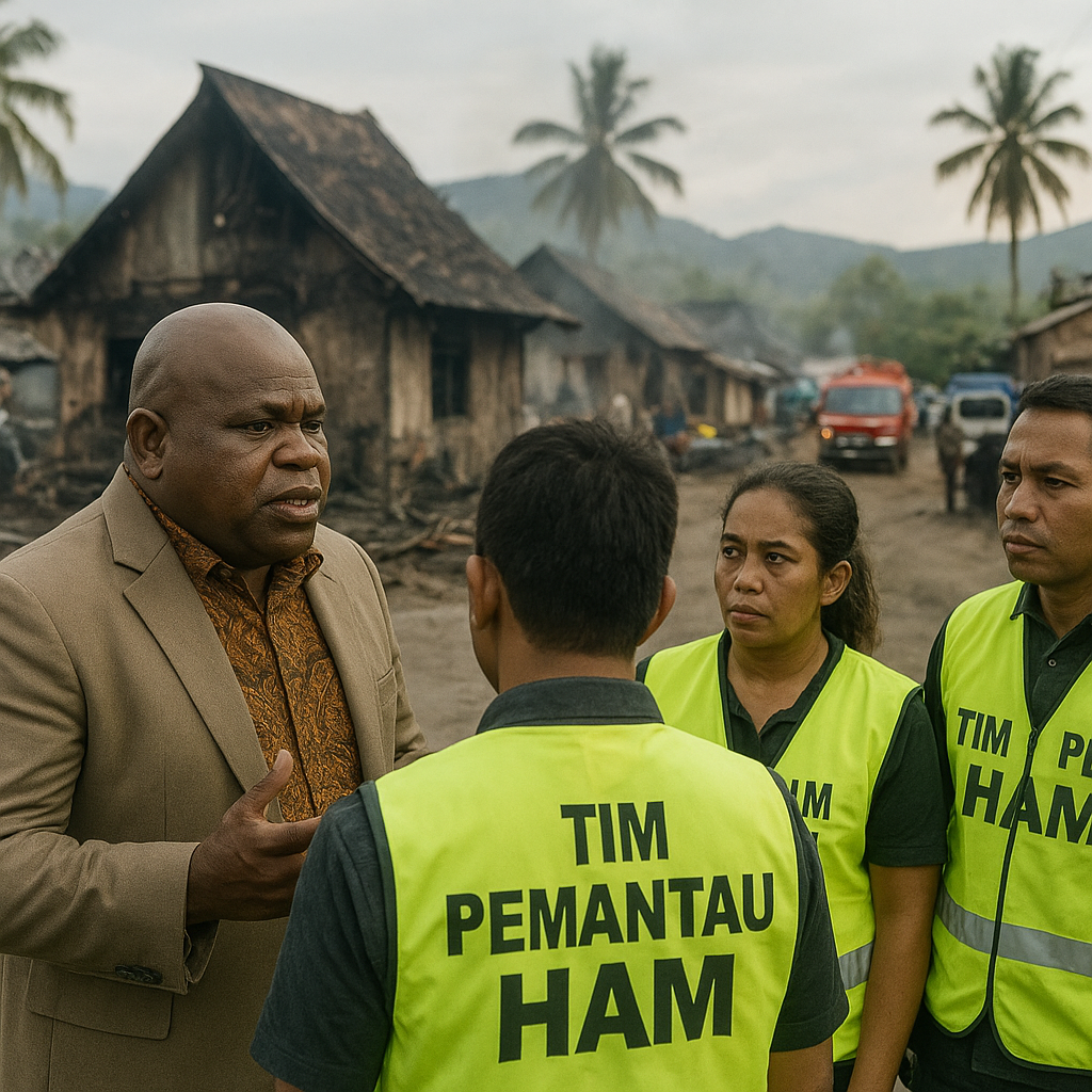 Menteri HAM Kirim Tim Pantau Bentrokan Adonara, Dorong Solusi Budaya Daripada Pemolisian