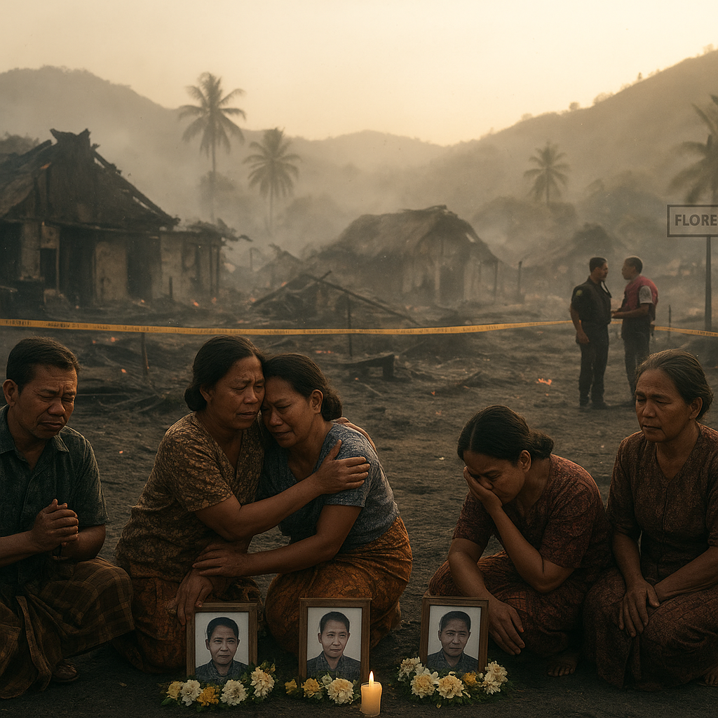 Konflik Lahan Tewaskan Tiga Warga dan Hanguskan Rumah di Flores Timur