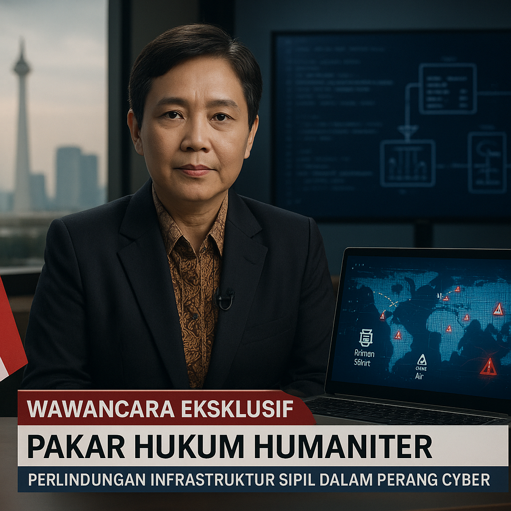 Wawancara Eksklusif dengan Pakar Hukum Humaniter: Perlindungan Infrastruktur Sipil dalam Perang Cyber