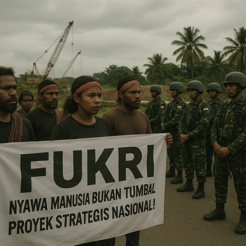 FUKRI Gugat Pendekatan Militer di Papua: 'Nyawa Manusia Bukan Tumbal Proyek Strategis Nasional!'