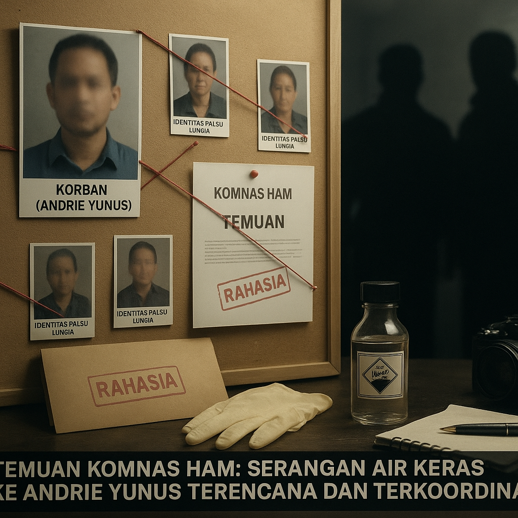 Temuan Komnas HAM: Serangan Air Keras ke Andrie Yunus Terencana dan Terkoordinasi