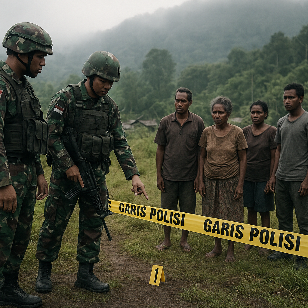 TNI Buru Pelaku Pembunuhan Tiga Warga Sipil di Yahukimo