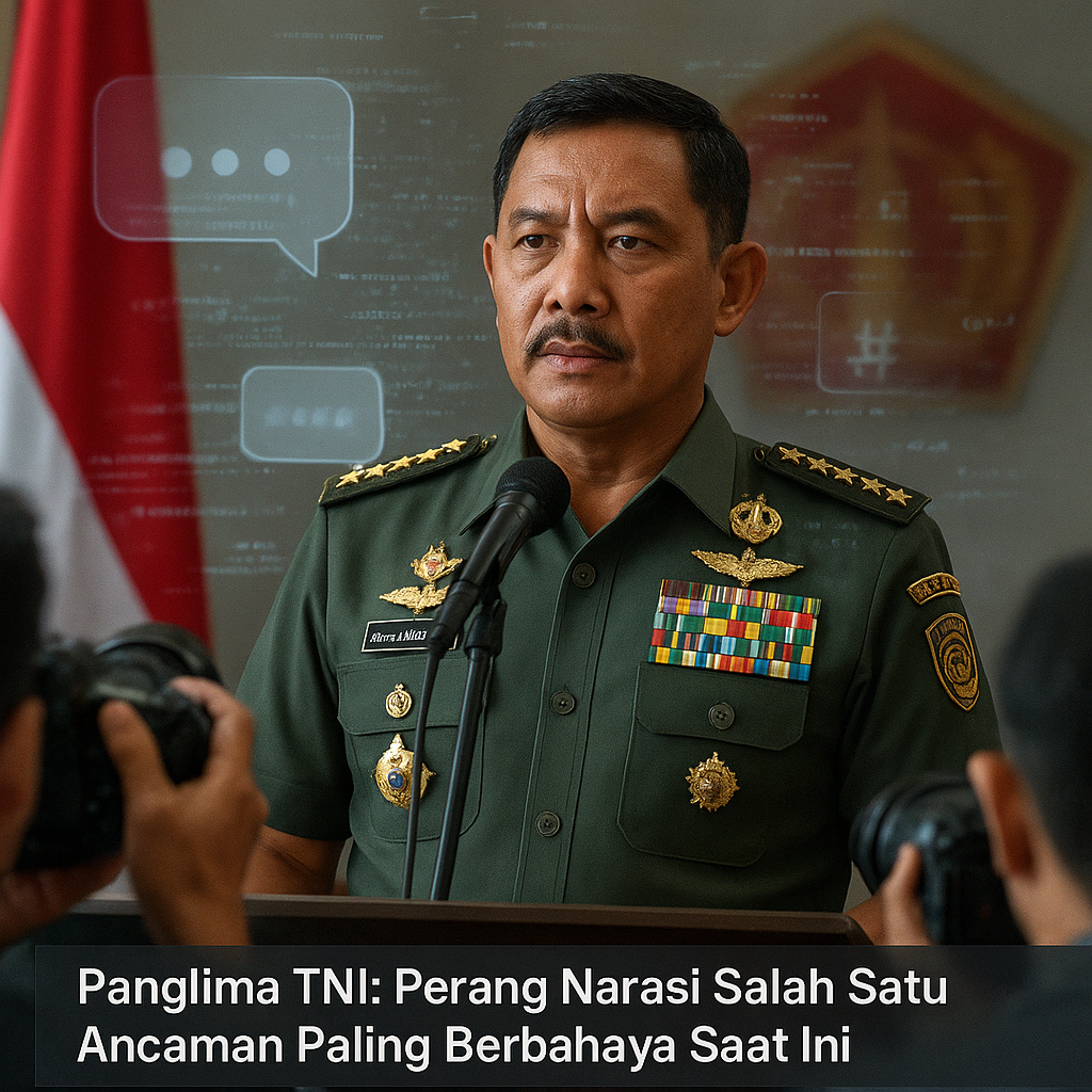 Panglima TNI: Perang Narasi Salah Satu Ancaman Paling Berbahaya Saat Ini