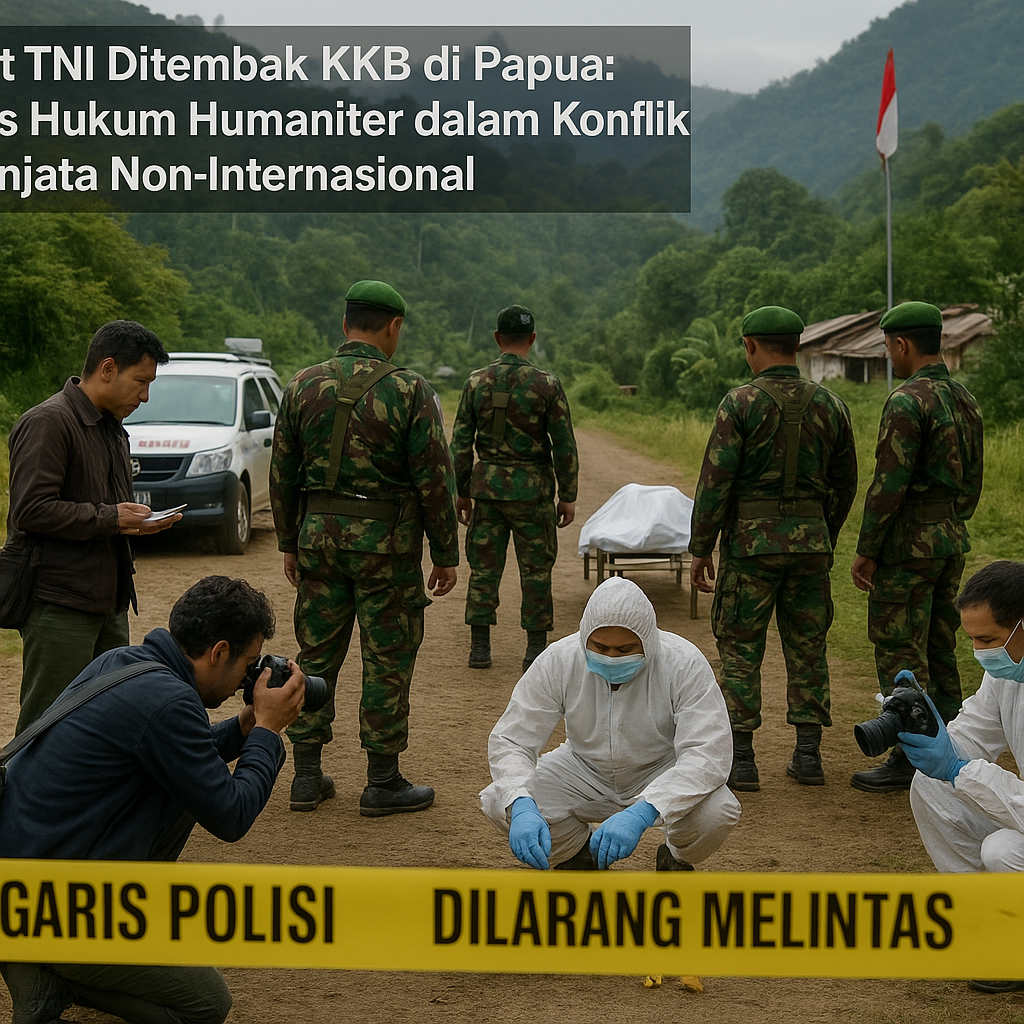 Prajurit TNI Ditembak KKB di Papua: Analisis Hukum Humaniter dalam Konflik Bersenjata Non-Internasional