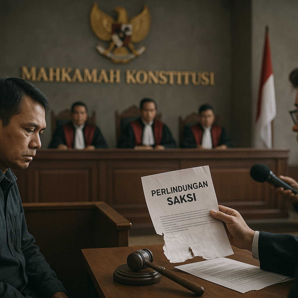 Mahkamah Konstitusi Tolak Judicial Review UU yang Dinilai Melemahkan Perlindungan Saksi
