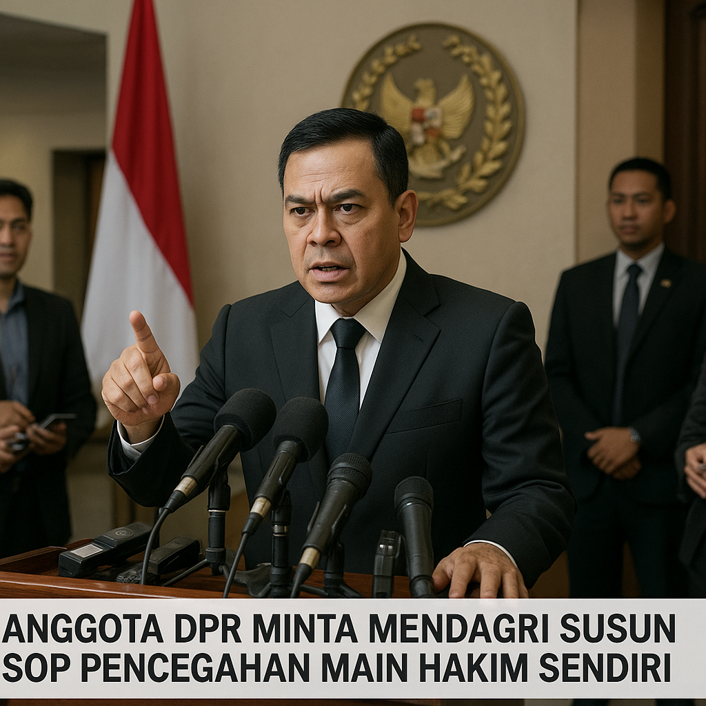 Anggota DPR Minta Mendagri Susun SOP Pencegahan Main Hakim Sendiri