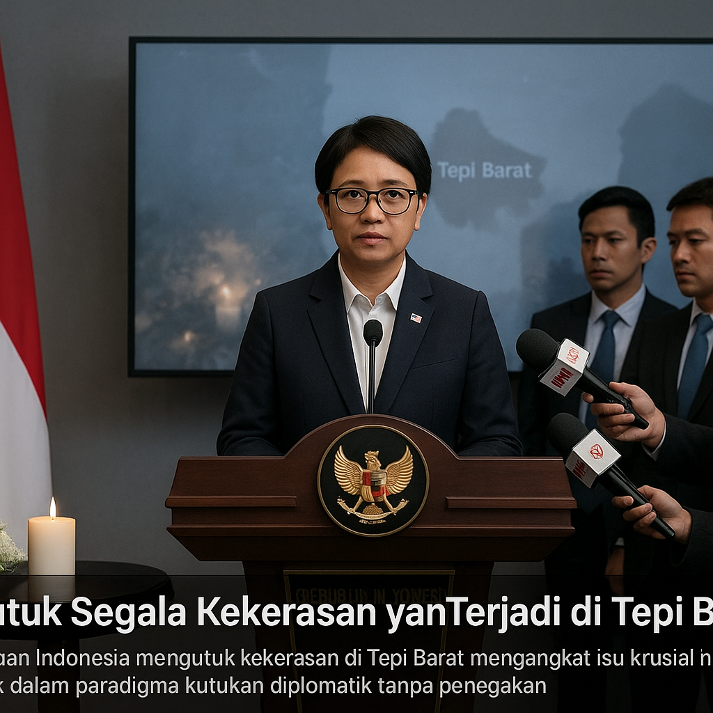 RI Kutuk Segala Kekerasan yang Terjadi di Tepi Barat