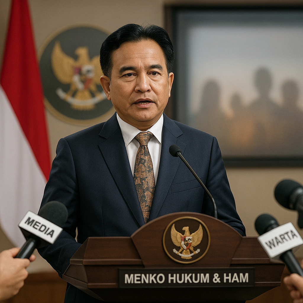 Menko Yusril: Keberhasilan Pemberantasan TPPO Diukur dari Kemampuan Negara Memastikan Hak-hak Korban Terpenuhi