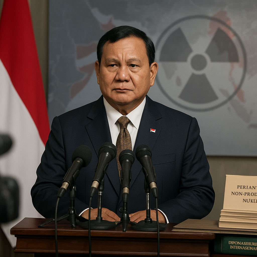 Prabowo Soroti Proliferasi Senjata Nuklir di Timur Tengah: Refleksi Lemahnya Peran Diplomasi Hukum Internasional Indonesia
