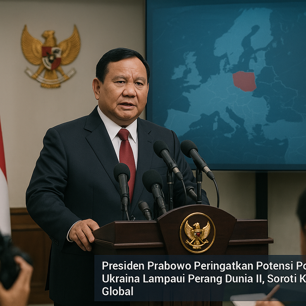 Presiden Prabowo Peringatkan Potensi Perang Ukraina Lampaui Perang Dunia II, Soroti Kerentanan Global