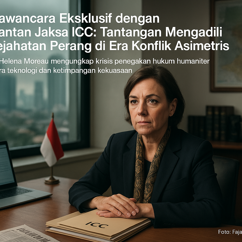 Wawancara Eksklusif dengan Mantan Jaksa ICC: Tantangan Mengadili Kejahatan Perang di Era Konflik Asimetris