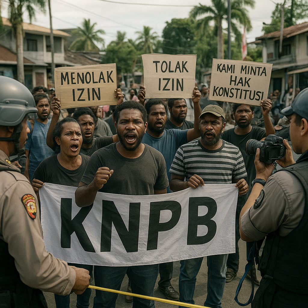 KNPB Tegaskan Tetap Gelar Aksi Damai 3 Agustus, Meski Tak Diberi Izin