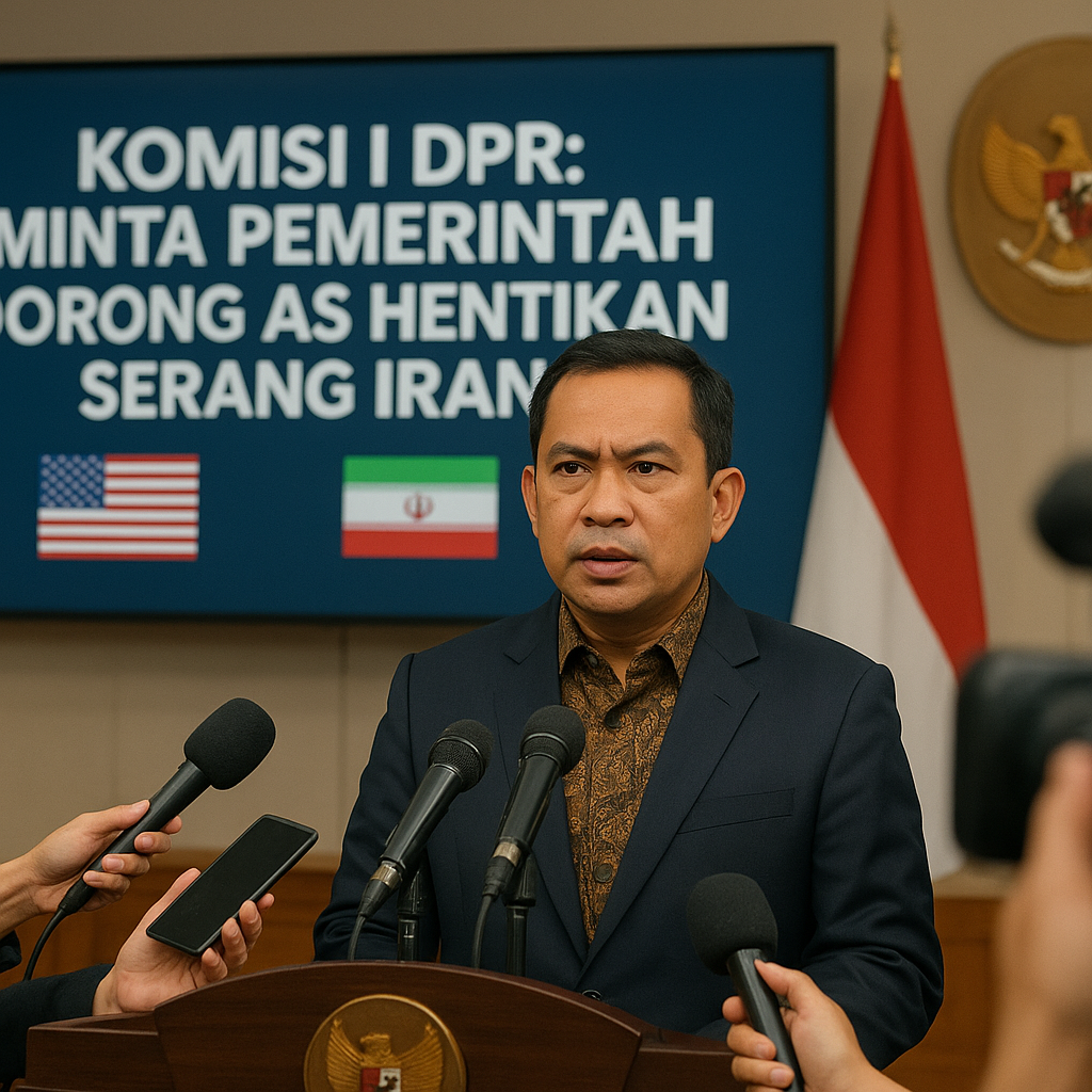 Anggota Komisi I DPR Minta Pemerintah Indonesia Dorong AS Setop Serang Iran