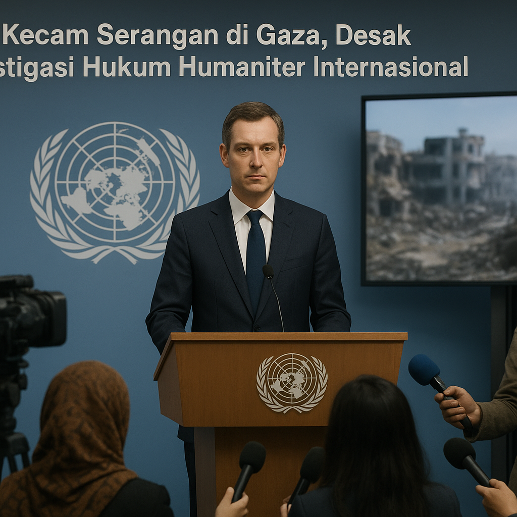PBB Kecam Serangan di Gaza, Desak Investigasi Hukum Humaniter Internasional