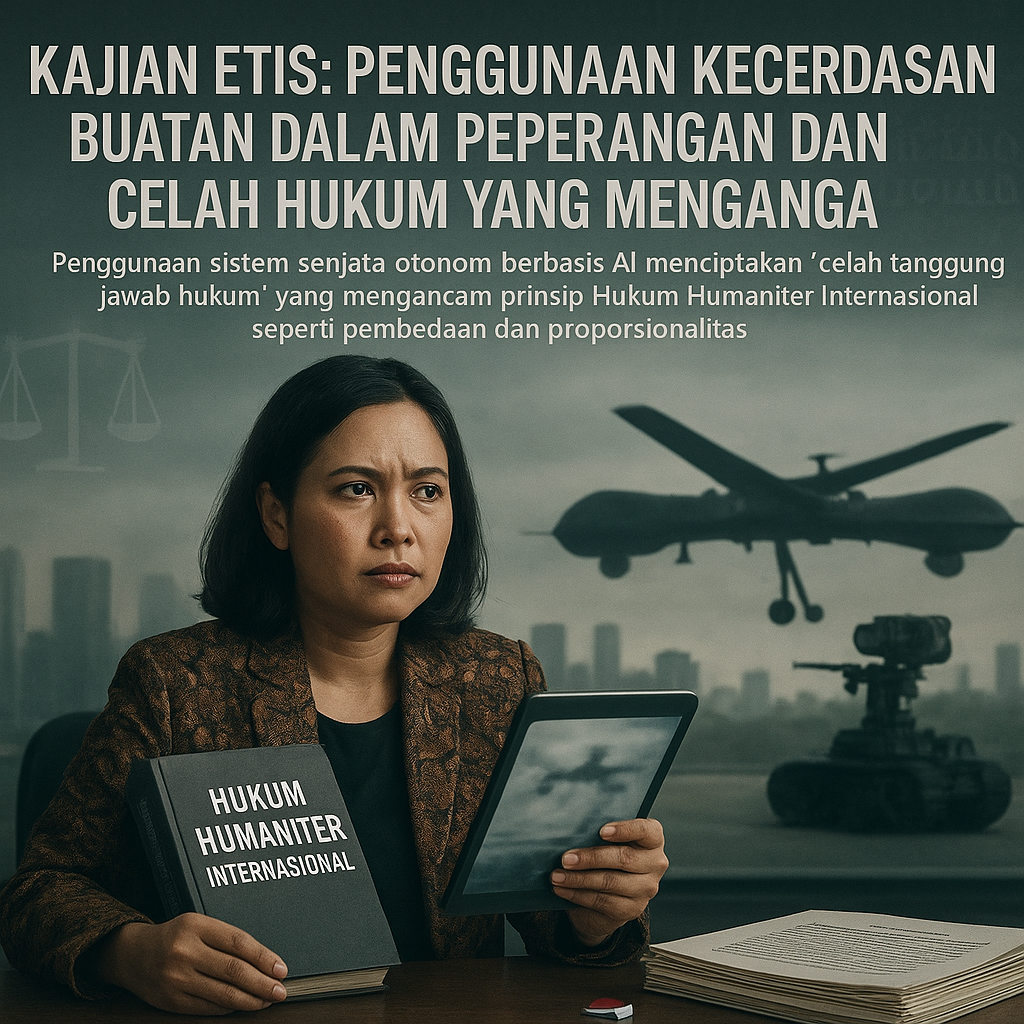 Kajian Etis: Penggunaan Kecerdasan Buatan dalam Peperangan dan Celah Hukum yang Menganga