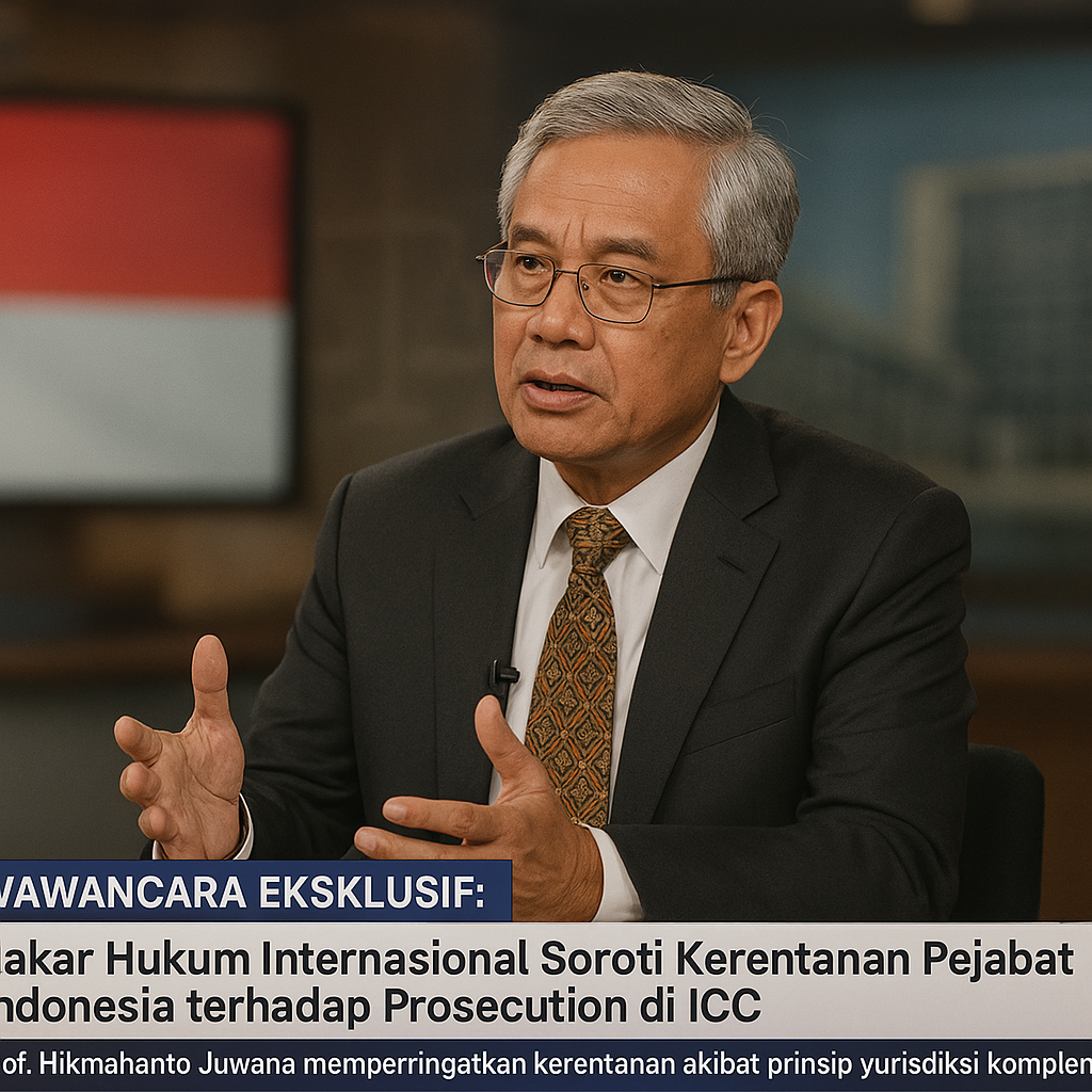 Wawancara Eksklusif: Pakar Hukum Internasional Soroti Kerentanan Pejabat Indonesia terhadap Prosecution di ICC
