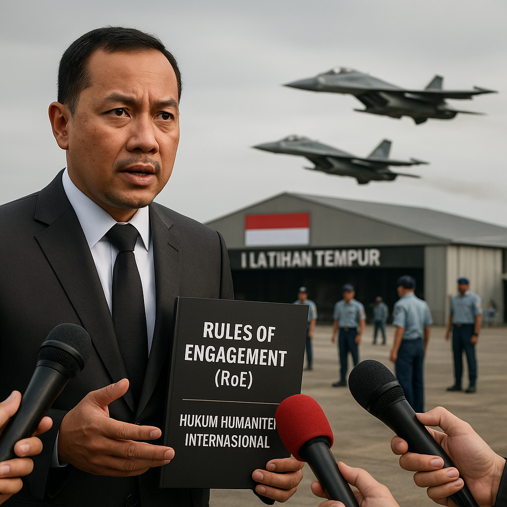 TNI AU Gelar Latihan Tempur: Pakar Hukum Soroti Kepatuhan pada Rules of Engagement (RoE)