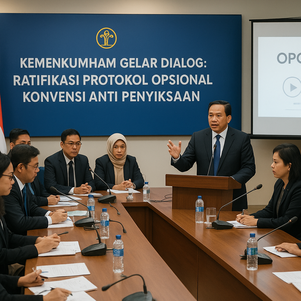 Kemenkumham Gelar Dialog tentang Ratifikasi Protokol Opsional Konvensi Anti Penyiksaan