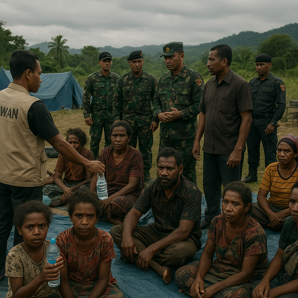 122.000 Orang Mengungsi Imbas Konflik Papua, TNI-Polri Diminta Menahan Diri
