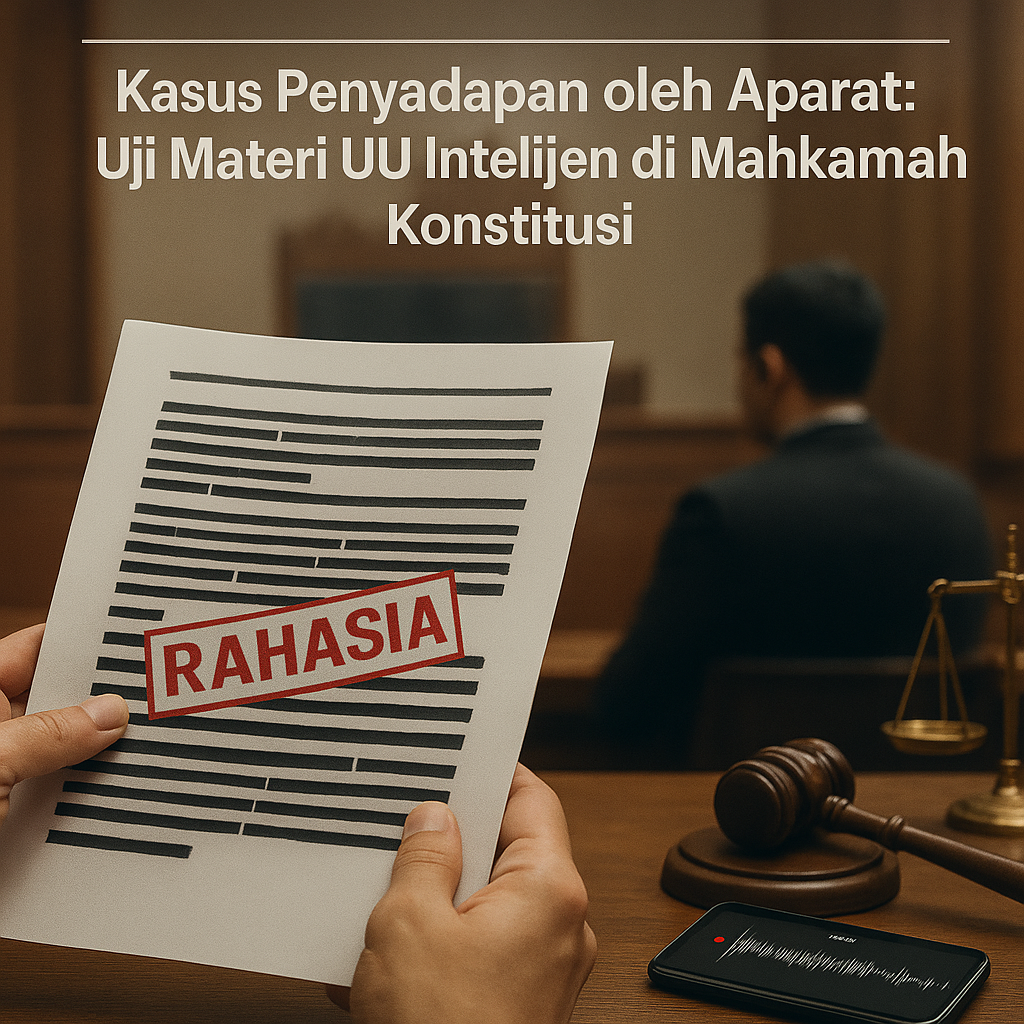 Kasus Penyadapan oleh Aparat: Uji Materi UU Intelijen di Mahkamah Konstitusi