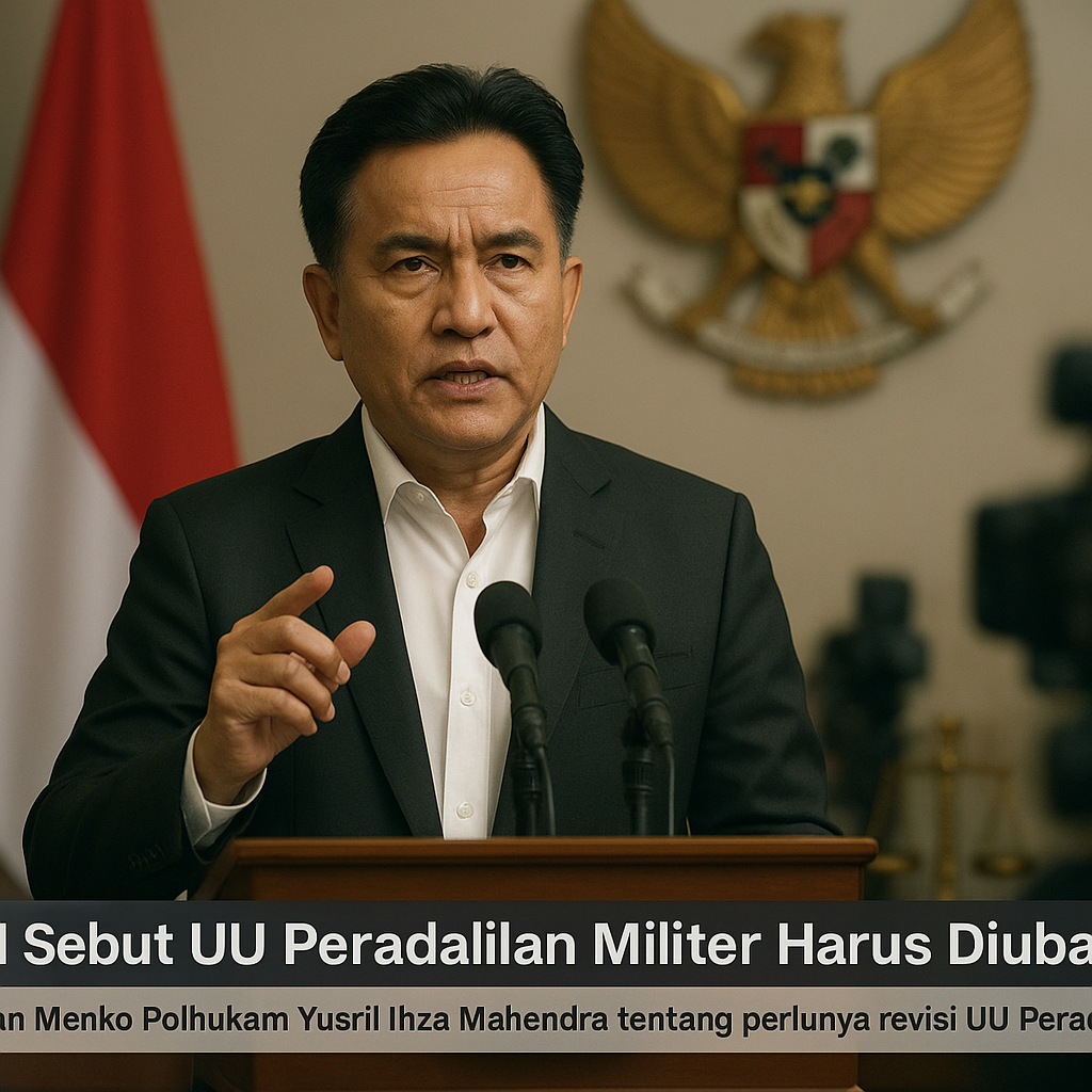 Yusril Sebut UU Peradilan Militer Harus Diubah