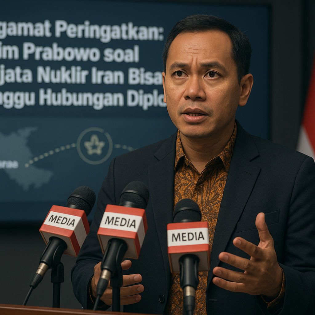 Pengamat Peringatkan Klaim Prabowo soal Senjata Nuklir Iran Bisa Ganggu Hubungan Diplomatik