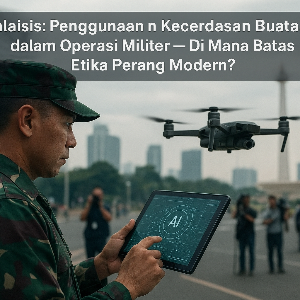 Analisis: Penggunaan Kecerdasan Buatan dalam Operasi Militer, Di Mana Batas Etika Perang Modern?