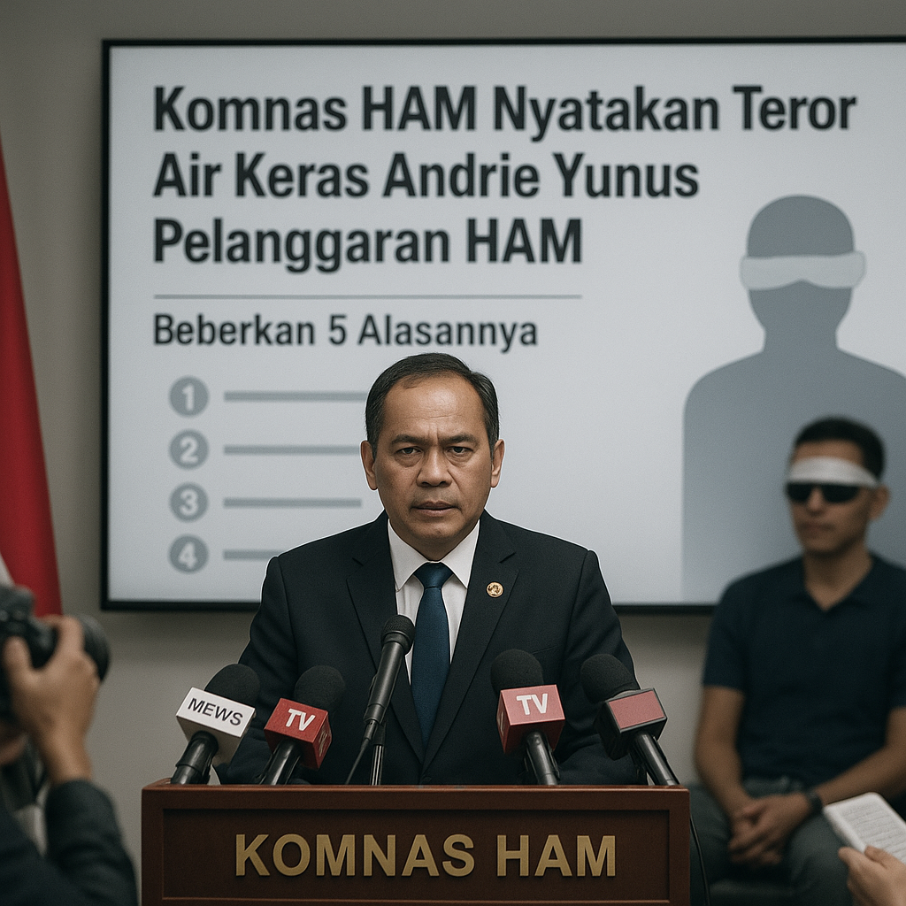 Komnas HAM Nyatakan Teror Air Keras Andrie Yunus Pelanggaran HAM, Beberkan 5 Alasannya