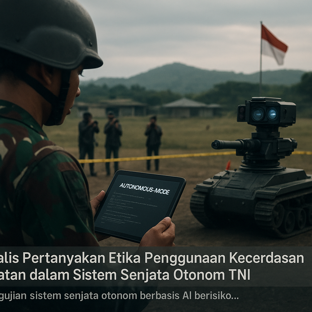 Analis Pertanyakan Etika Penggunaan Kecerdasan Buatan dalam Sistem Senjata Otonom TNI