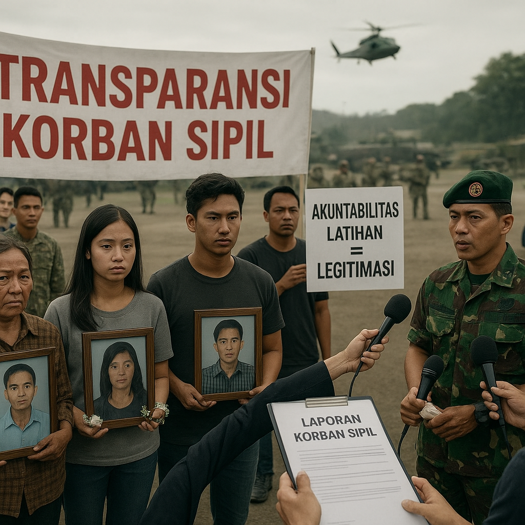 Militer Diminta Transparan Soal Korban Sipil dalam Latihan Gabungan dengan Negara Aliansi