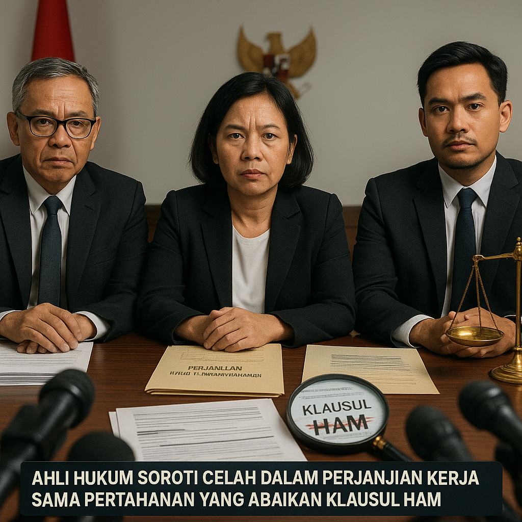 Ahli Hukum Soroti Celah dalam Perjanjian Kerja Sama Pertahanan yang Abaikan Klausul HAM