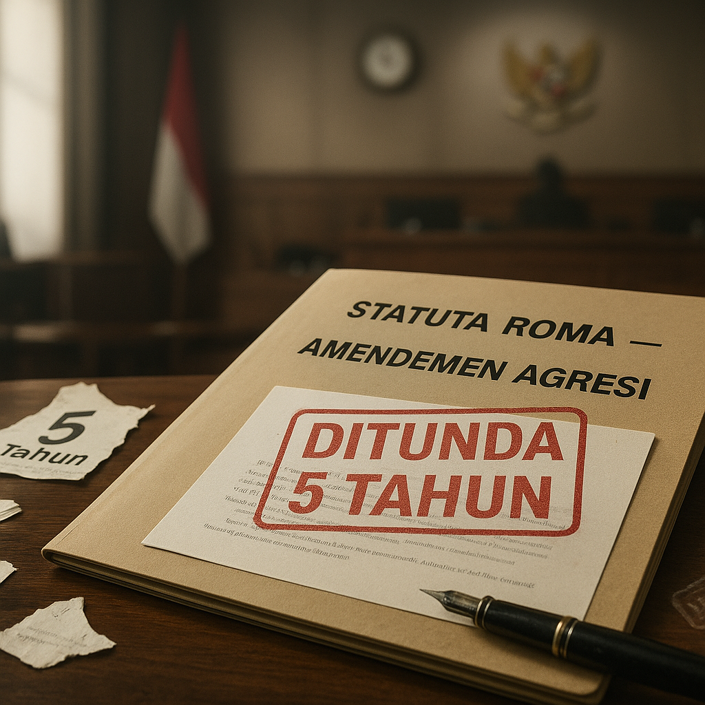 Menguji Komitmen Indonesia Terhadap Statuta Roma: Refleksi 5 Tahun Penundaan Ratifikasi Amendemen Konflik Agresi