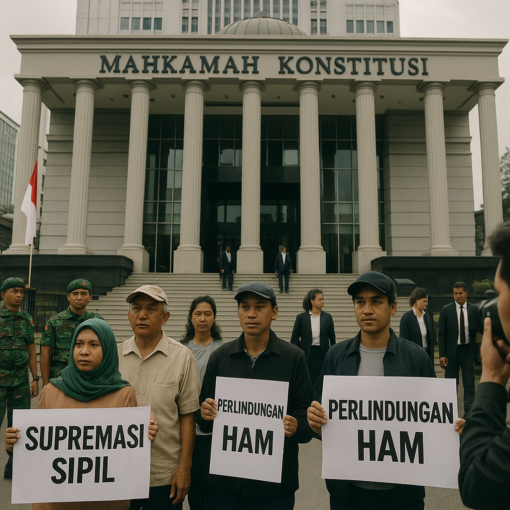 Mahkamah Konstitusi Terima Uji Materi UU TNI Terkait Keterlibatan dalam Penegakan Hukum Sipil