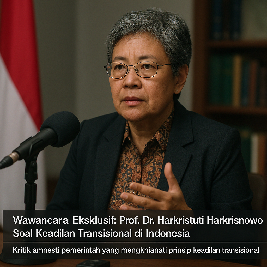 Wawancara Eksklusif: Prof. Dr. Harkristuti Harkrisnowo Soal Keadilan Transisional di Indonesia