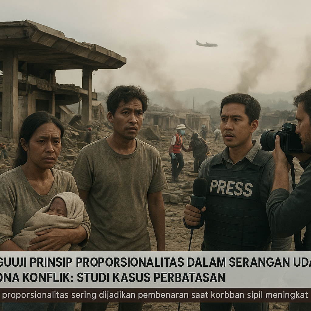 Menguji Prinsip Proporsionalitas dalam Serangan Udara di Zona Konflik: Studi Kasus Perbatasan