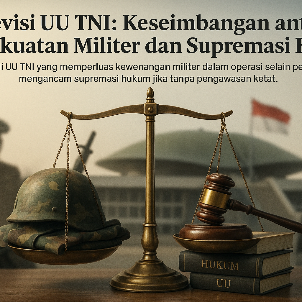 Revisi UU TNI: Keseimbangan antara Kekuatan Militer dan Supremasi Hukum