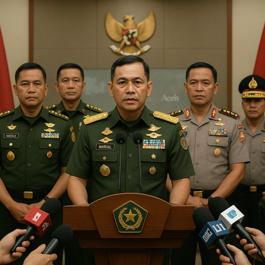 TNI AD Dukung Polri Tegakkan Hukum Usai Pengibaran Bendera Bulan Bintang di Aceh