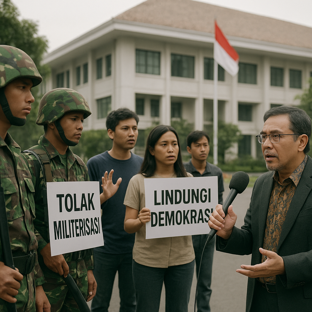 Perspektif Hukum: Apakah Pengerahan TNI ke Daerah Konflik Sipil Melanggar Norma Demokrasi?