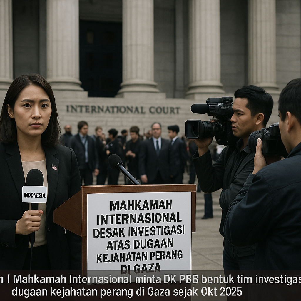 Mahkamah Internasional Desak Investigasi atas Dugaan Kejahatan Perang di Gaza
