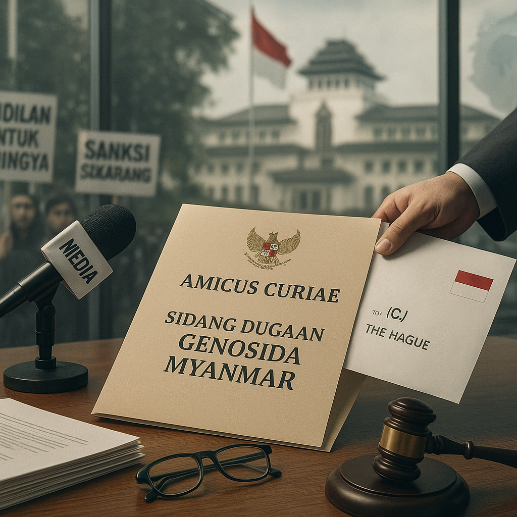 Sidang Dugaan Genosida di Myanmar: Indonesia Siapkan Amicus Curiae
