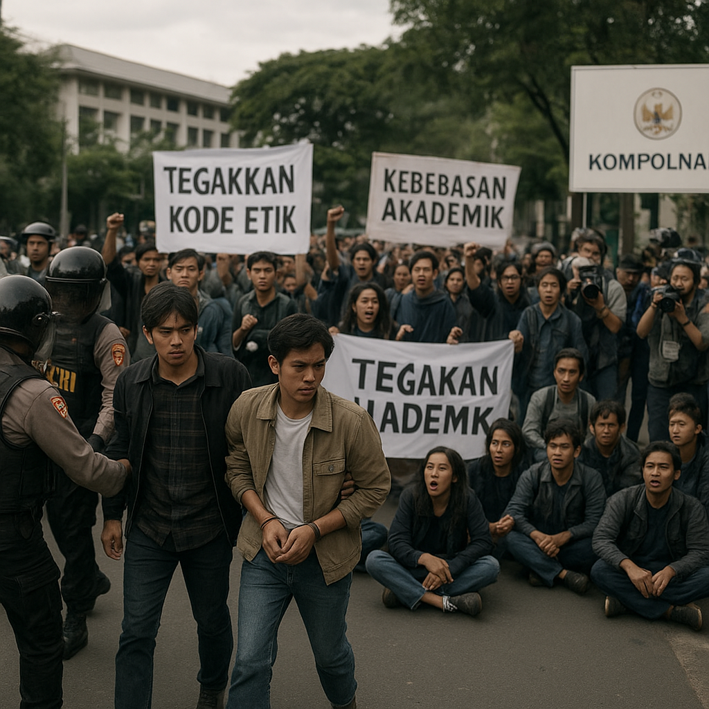 Kritik Etis: Polri Dinilai Langgar Kode Etik dalam Penanganan Unjuk Rasa Mahasiswa