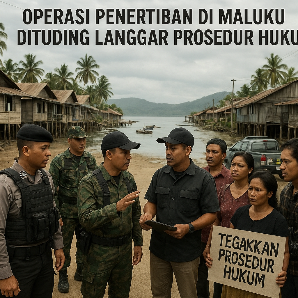 Operasi Penertiban di Maluku Dituding Langgar Prosedur Hukum