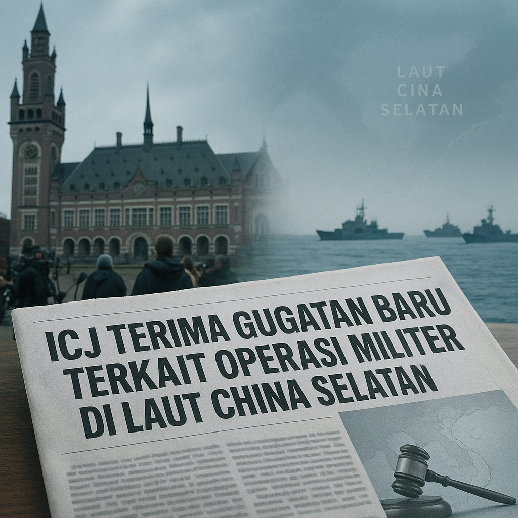 ICJ Terima Gugatan Baru Terkait Operasi Militer di Laut China Selatan
