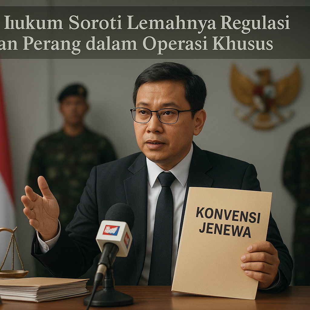 Pakar Hukum Soroti Lemahnya Regulasi Tahanan Perang dalam Operasi Khusus