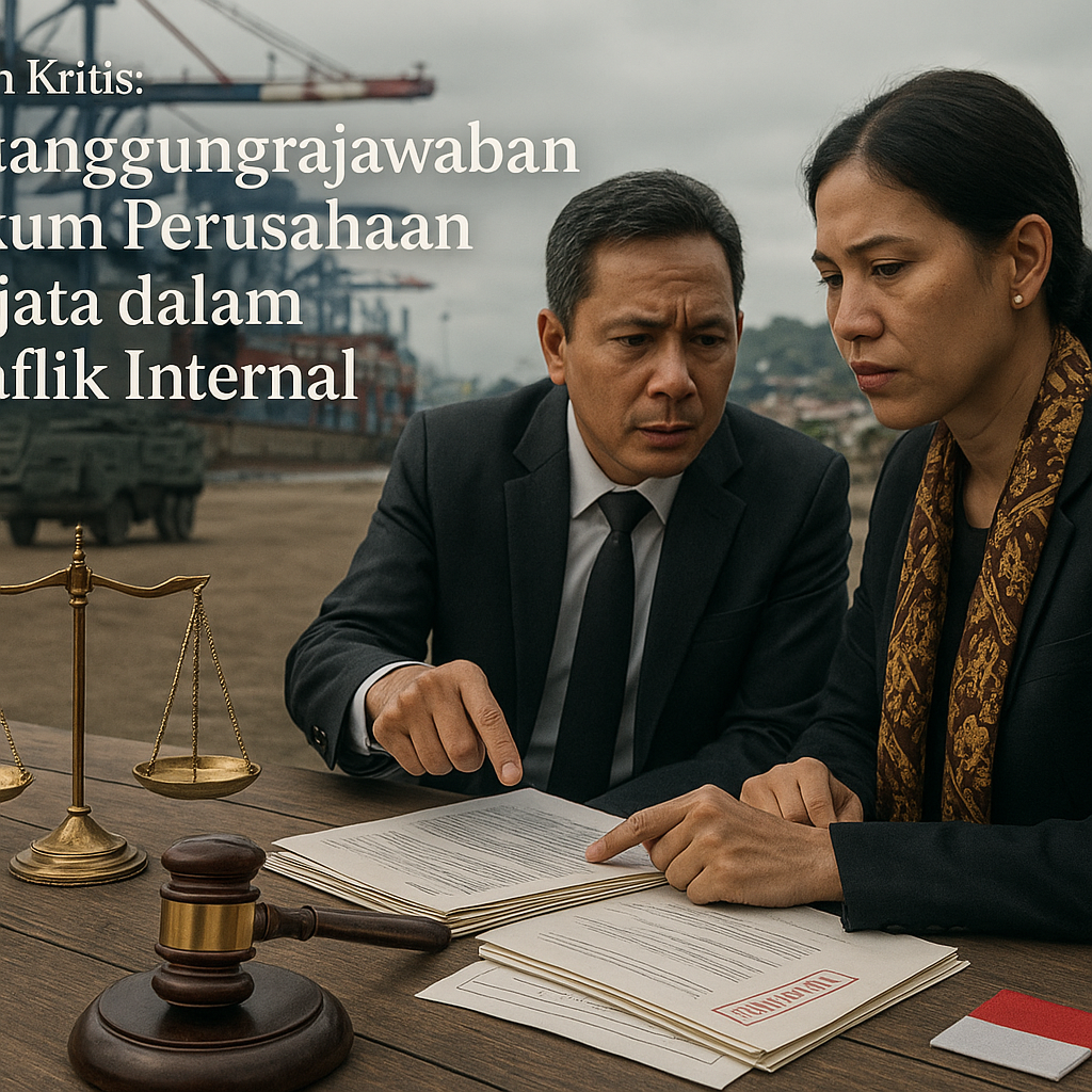 Kajian Kritis: Pertanggungjawaban Hukum Perusahaan Senjata dalam Konflik Internal