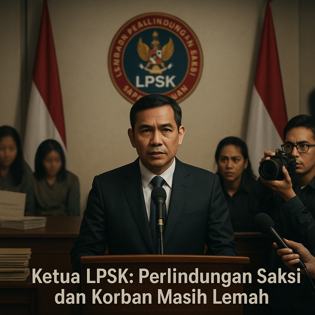 Ketua LPSK: Perlindungan Saksi dan Korban Masih Lemah, Banyak Laporan Tidak Ditindaklanjuti